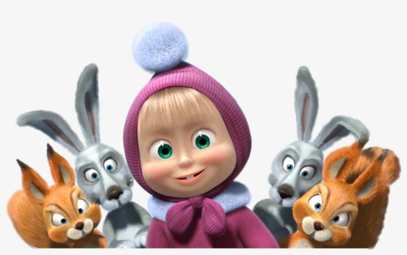 Дикие Животные - Masha And The Bear Png, transparent png