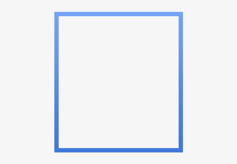 Blue Border Frame Png File - Frame Png Blue Transparent, transparent png