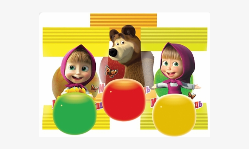 20psc Bubble Gum Masha And The Bear Birthday Party - Fruit Salad, transparent png