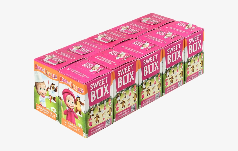 Svitboks "masha And The Bear" In The Collection You - [rustoyshop] 4psc Sweet Box (sweet+3d Toy)! Masha And, transparent png
