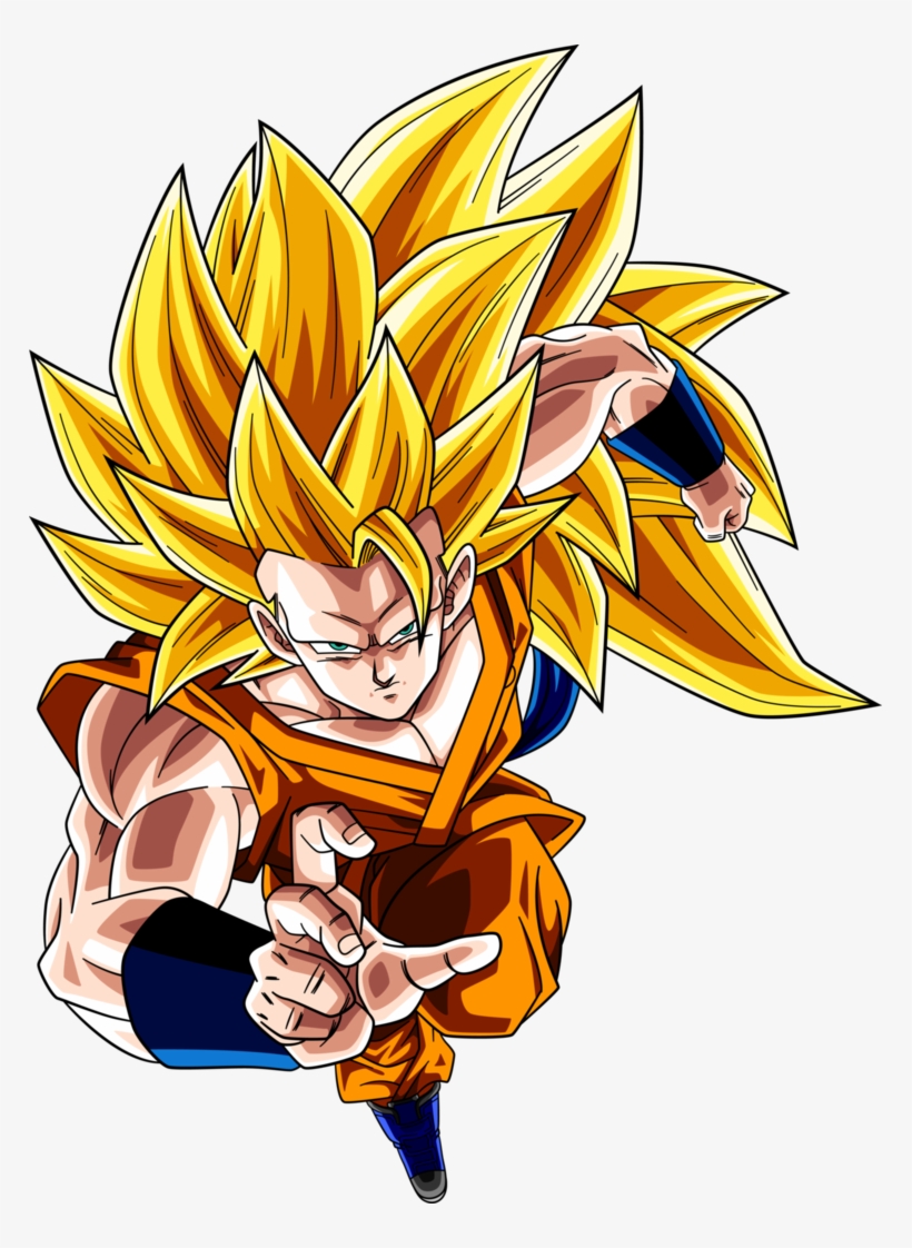 Super Saiyan 3 Goku By Rayzorblade189 On Deviantart - Goku Dbs Ssj 3, transparent png