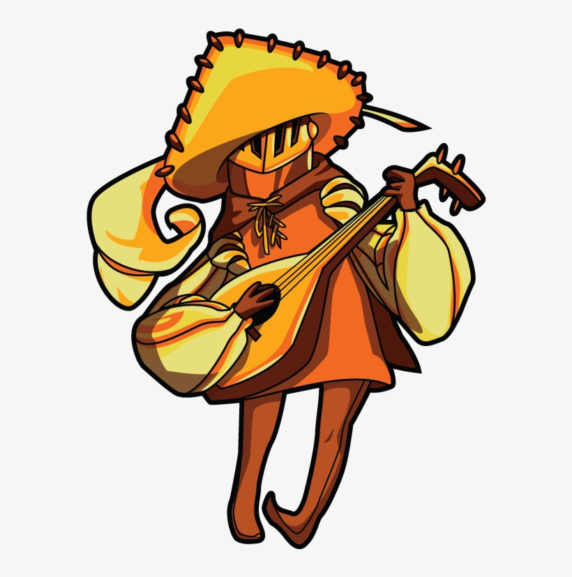 Bard Artwork - Shovel Knight Music Guy, transparent png