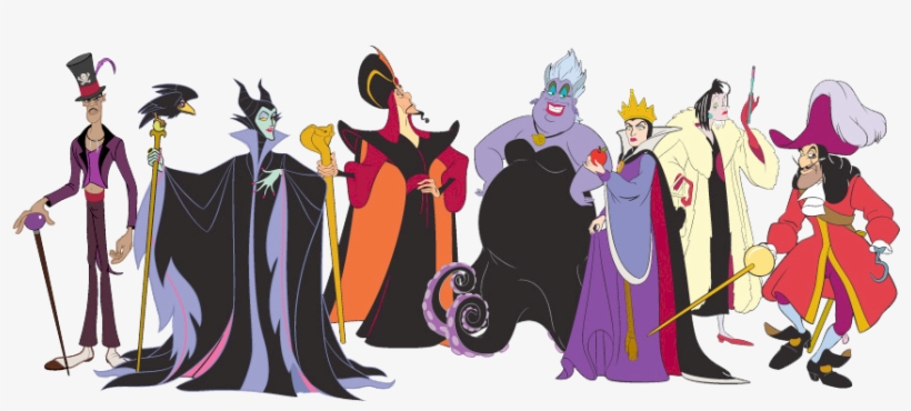 Disney Villains Png Clip Library Library - Disney Villains Png, transparent png