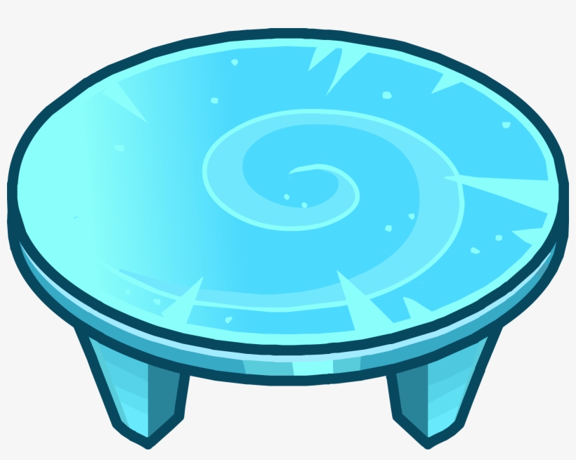 Ice Coffee Table Icon - Club Penguin Mesas, transparent png