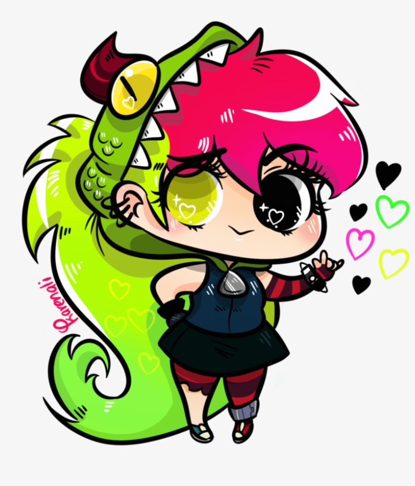 Dementia Drawing Villain Black Hat Chibi - Demencia Villanos Chibi, transparent png