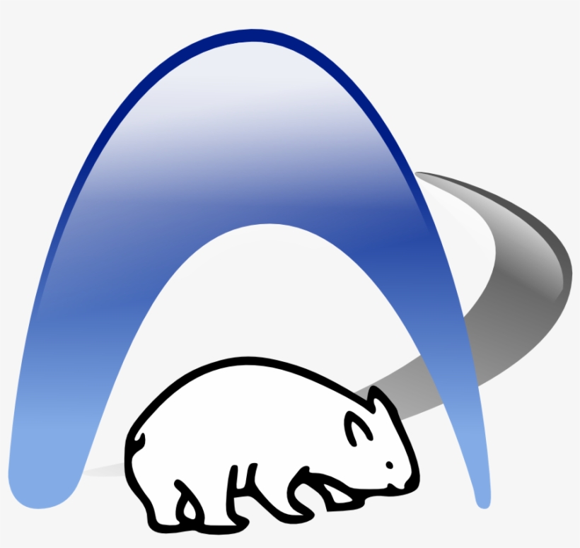 Arch Wombat - Arch Linux Old Logo, transparent png