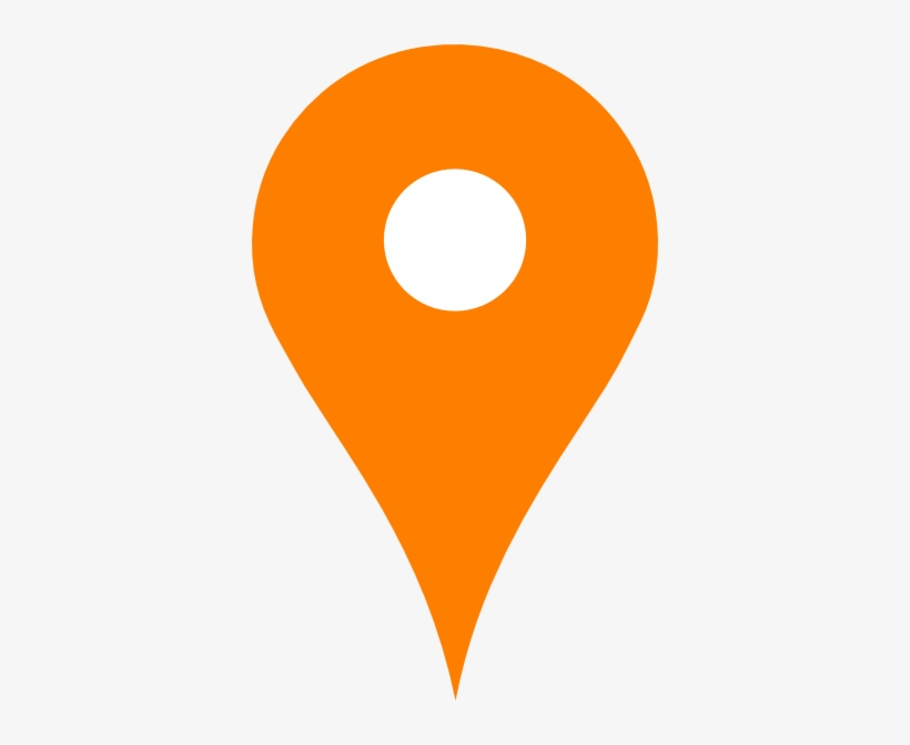 How To Set Use Orange Map Pin Clipart, transparent png