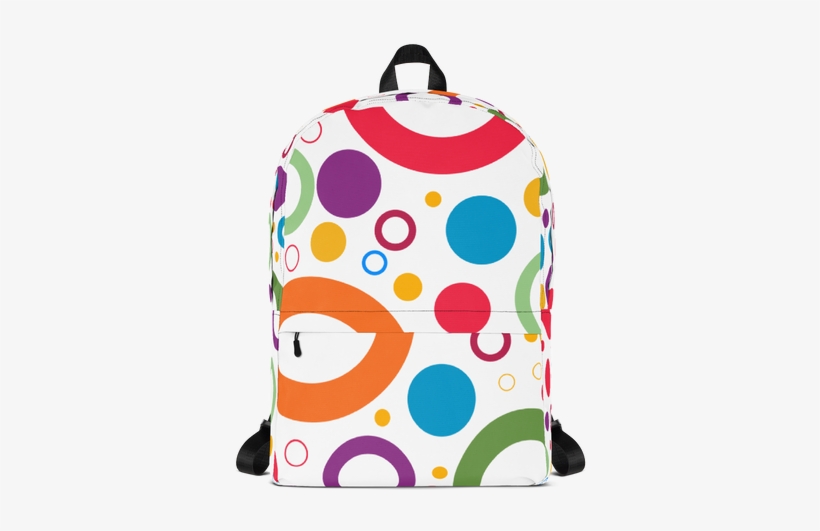 Vibrierende Kreise Und Tupfenmuster Kissen, transparent png