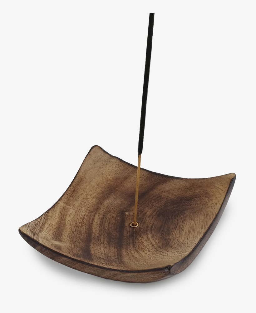 Wooden Square Stick Incense Tray Holder - Freshwater Whipray, transparent png
