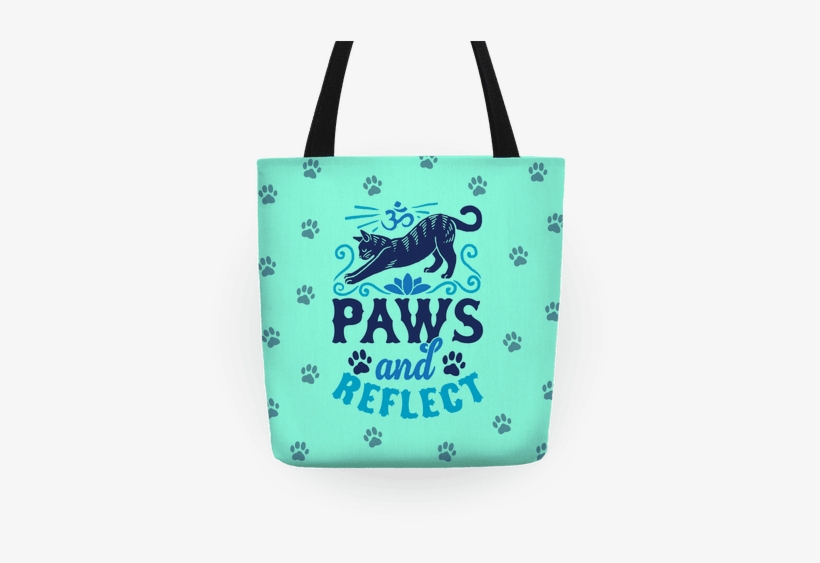 Paws And Reflect Tote - Paws And Reflect (dog) T-shirt: Funny T-shirt From, transparent png