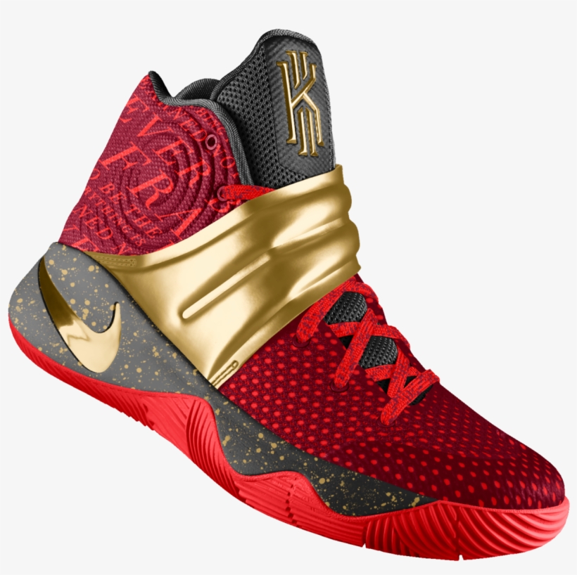 Kyrie 2 Id Men's Basketball Shoe - Black Gold Kyrie 2, transparent png