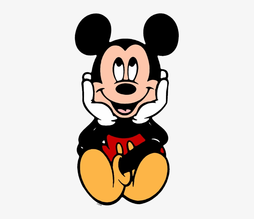 Mickey Mouse Daydreaming - Minnie Mouse Daydreaming, transparent png
