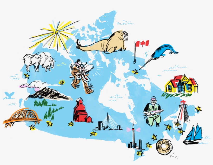 The Walrus Talks Conversations About Canada - Map Of Canada 150, transparent png