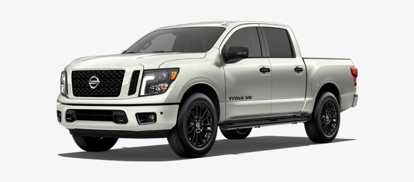 2018 Nissan Titan Midnight Edition In Glacier White - Nissan Titan, transparent png