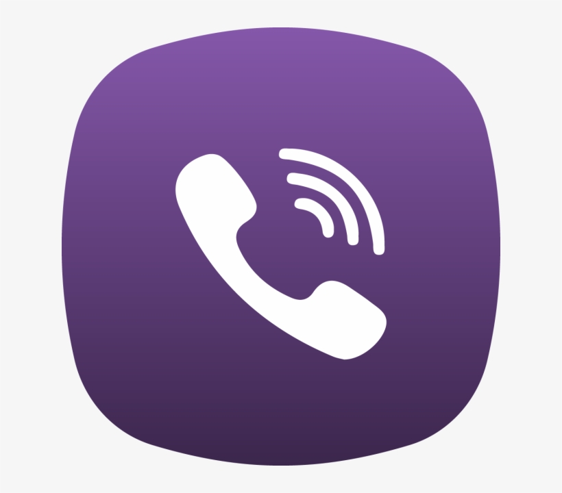 Simple Flat Social Media Icons Psd File - Orange Viber Icon, transparent png