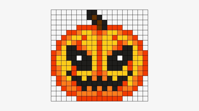 Calabaza Malosila Perler Bead Pattern / Bead Sprite - Calabaza Sprite, transparent png