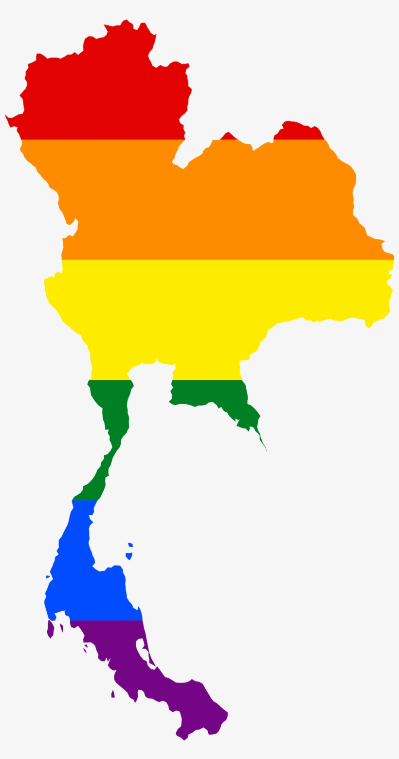 Transparent Lgbt Vector Jpg Transparent Download - Thailand Map Vector, transparent png