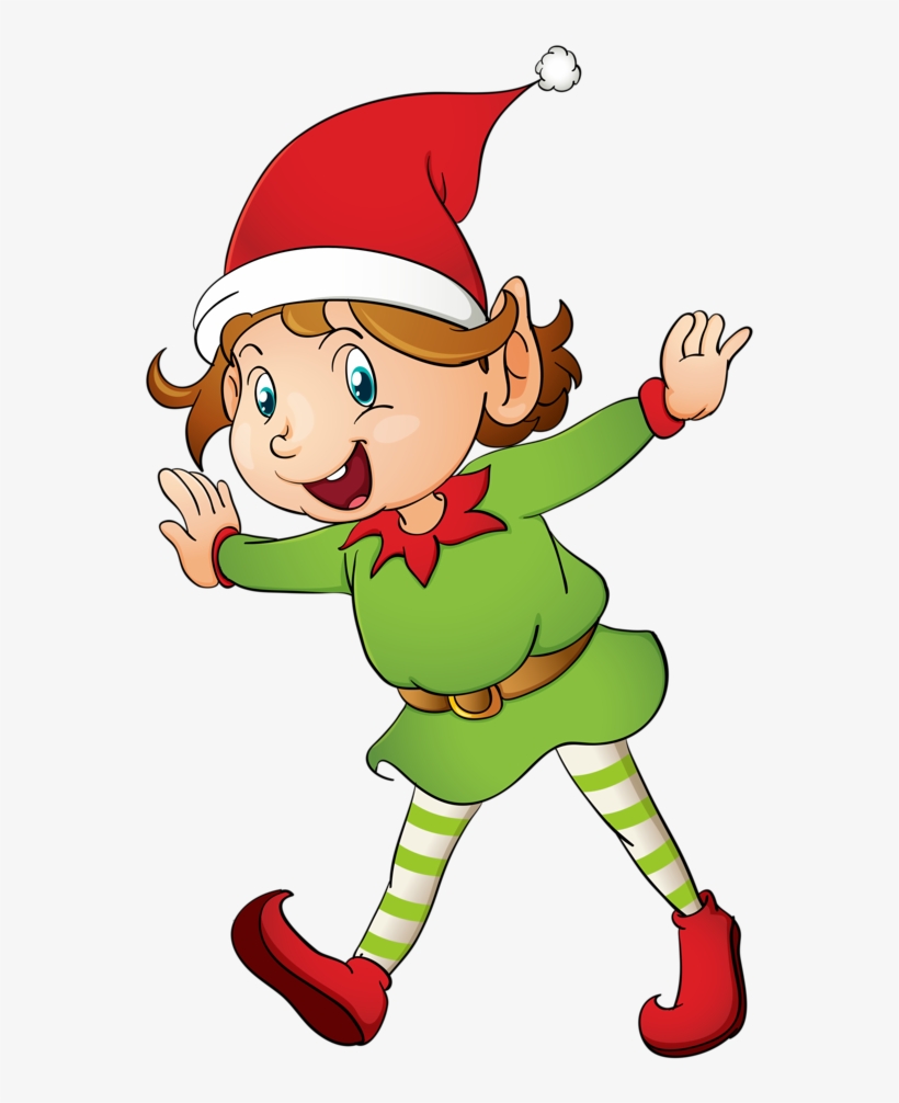 Elves Clipart Country - Duende Navideño, transparent png