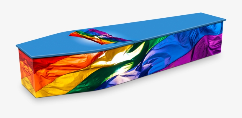 Home Coffins Patriotic Rainbow Flag - Rainbow Coffin, transparent png
