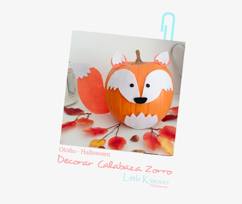 Zorro Con Fieltro - Decoracion De Zorrito, transparent png