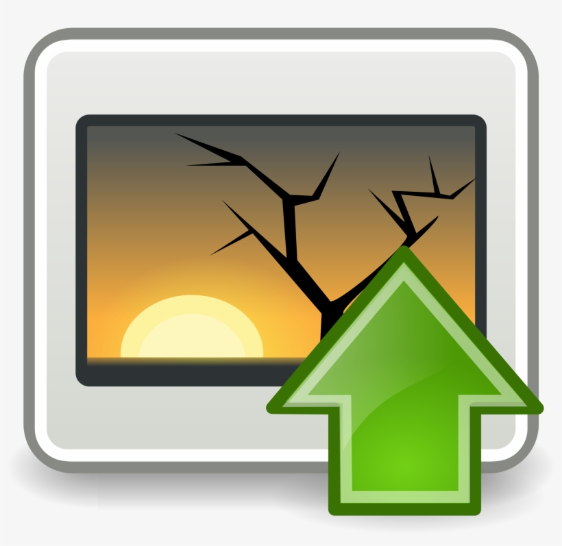 Open - Upload Image Icon Png, transparent png