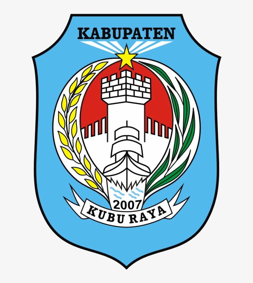 Lambang Kabupaten Kubu Raya - Kubu Raya Regency, transparent png