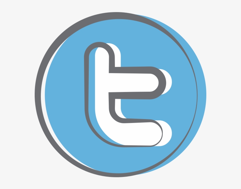Retro Socialmedia Twitter - Sign, transparent png