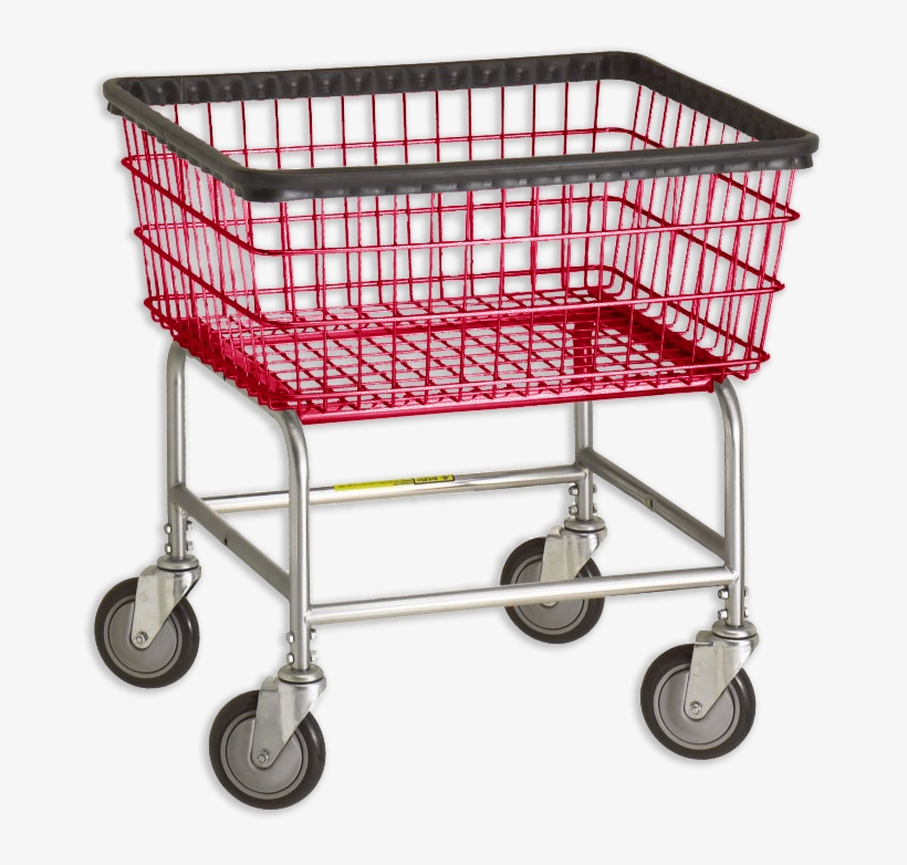 R&b Wire - R&b Wire Standard Laundry Cart W/ Chrome Basket, transparent png