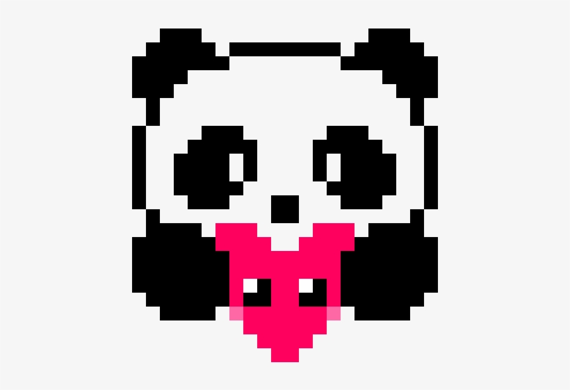 Cute Panda - Pixel Art Panda Cute, transparent png
