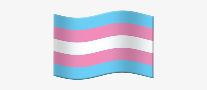 Because There Is No Trans Flag In The Unicode Emoji - Trans Flag Emoji Transparent, transparent png
