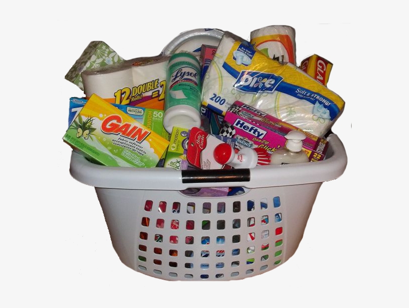 Fill A Laundry Basket With New, Unopened, Full-sized - Housewarming Shower Gifts, transparent png