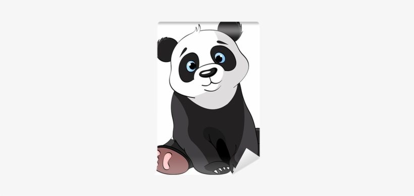 Cute Cartoon Panda, transparent png