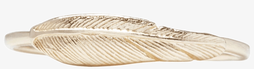 Large Feather Stacking Ring - Ring, transparent png