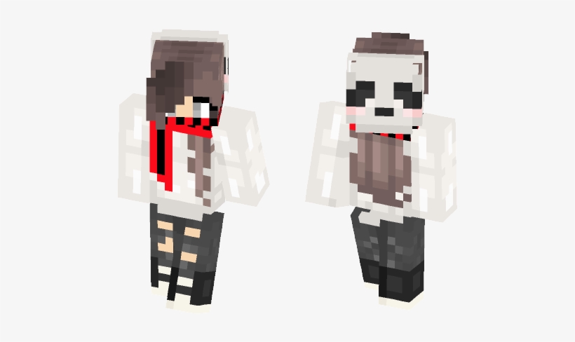 Cute Panda Girl - Carmine, transparent png