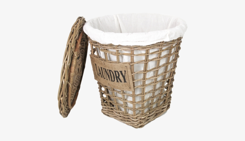 Laundry Basket - Hsm Collection - Wasmand Laundry - Rond - Linnen, transparent png