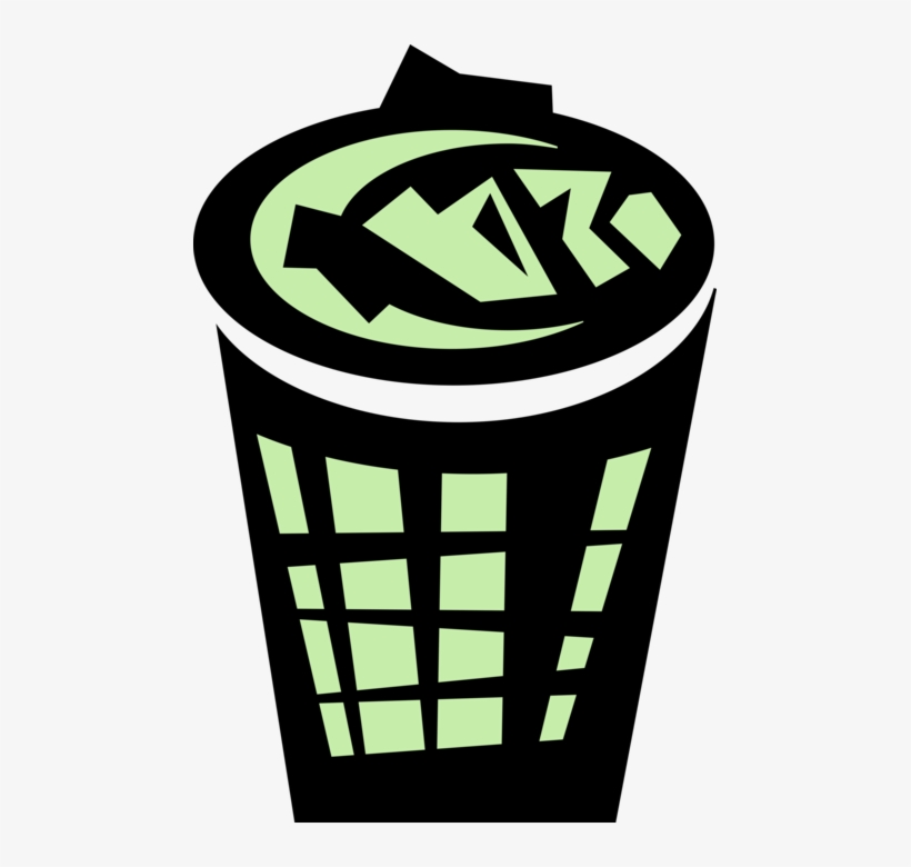 Vector Illustration Of Laundry Basket Hamper For Clean - Hamper, transparent png