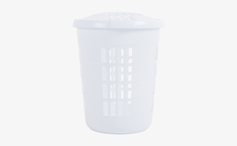 Casa Deluxe Round Laundry Hamper Ice White - Plastic, transparent png