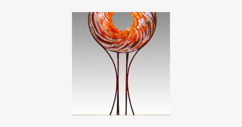 Fire Circle Crop Background Top Shift - Champagne Stemware, transparent png