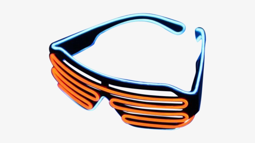 Two Tone Light Up Glasses Onelove Rave Life - Plastic, transparent png