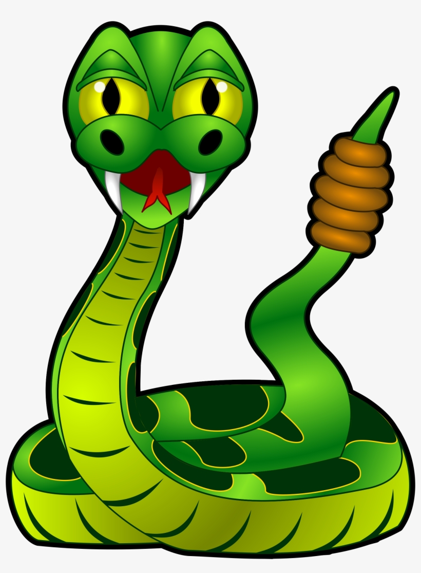 This Free Icons Png Design Of Cartoon Rattlesnake, transparent png