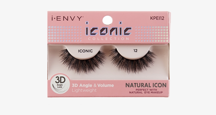 Kiss Lashes Png Jpg Stock - Iconic Lashes 12, transparent png