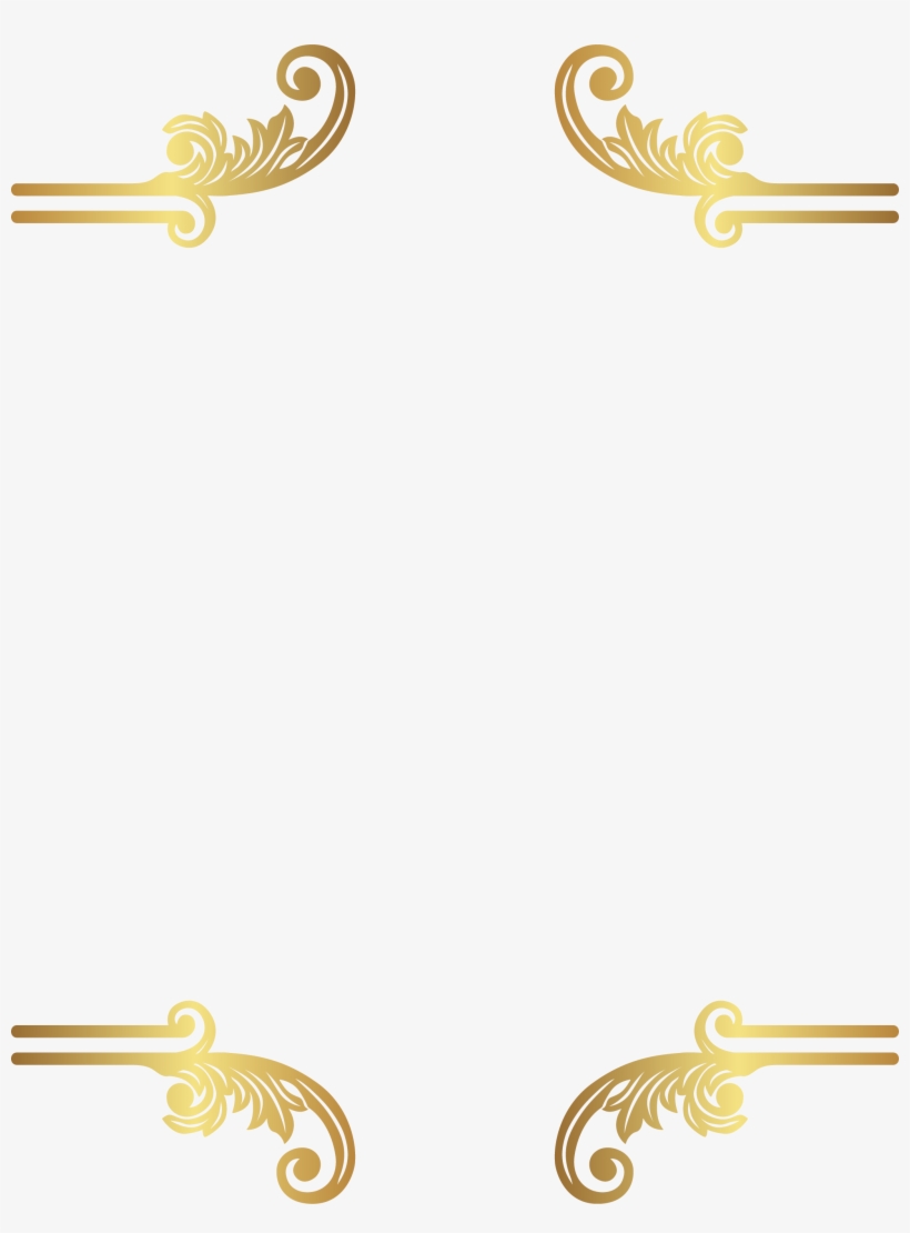 Decorative Border Png Transparent Free Images - Clip Art, transparent png