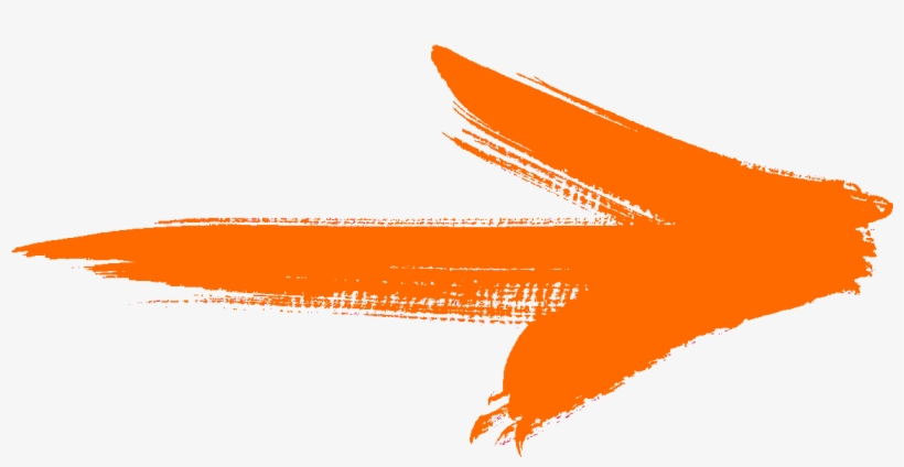 Flecha1 - Flecha Naranja Png, transparent png