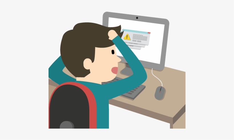 30 Day "100% Satifiction" Guarantee - Broken Computer Cartoon Png, transparent png