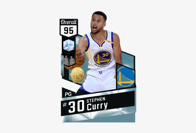 Banner Freeuse Stock Myteam Diamond Card Kmtcentral - Steph Curry 2k18 Rating, transparent png