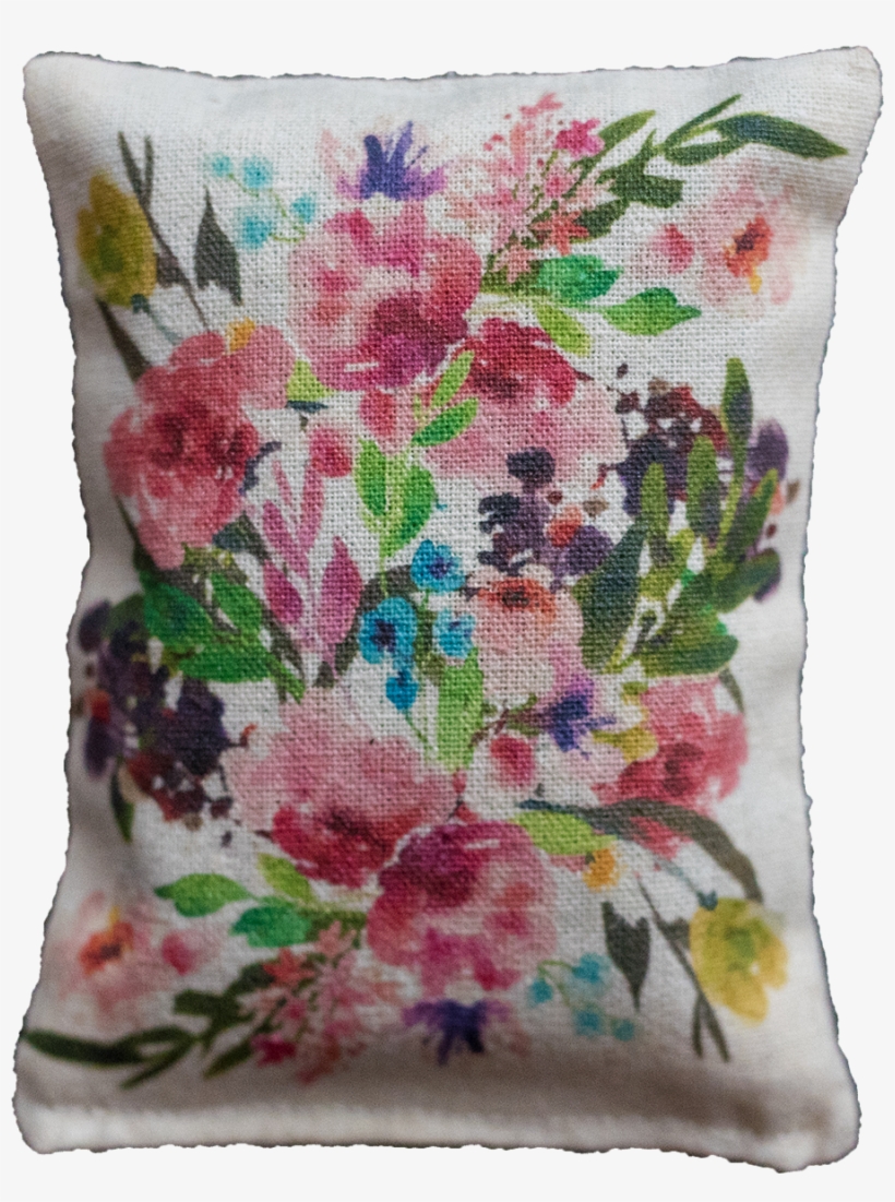 Watercolor Bouquet - Cushion, transparent png