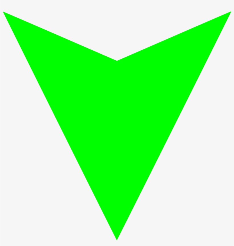 Open - Green Arrow Down, transparent png