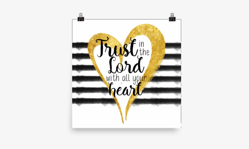 Trust In The Lord - Carson Home Accents Trust In The Lord, transparent png