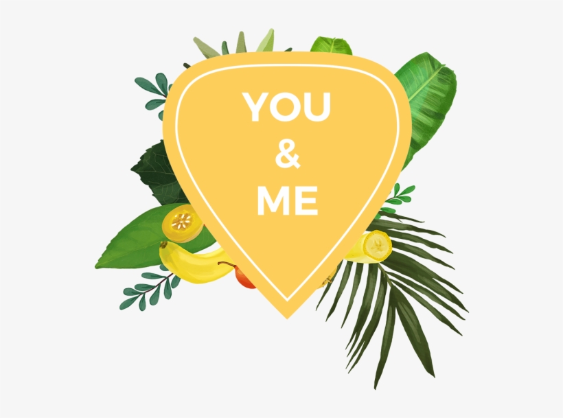 Heart Decoration Badge With Watercolor Fruits, Heart, - Portable Network Graphics, transparent png