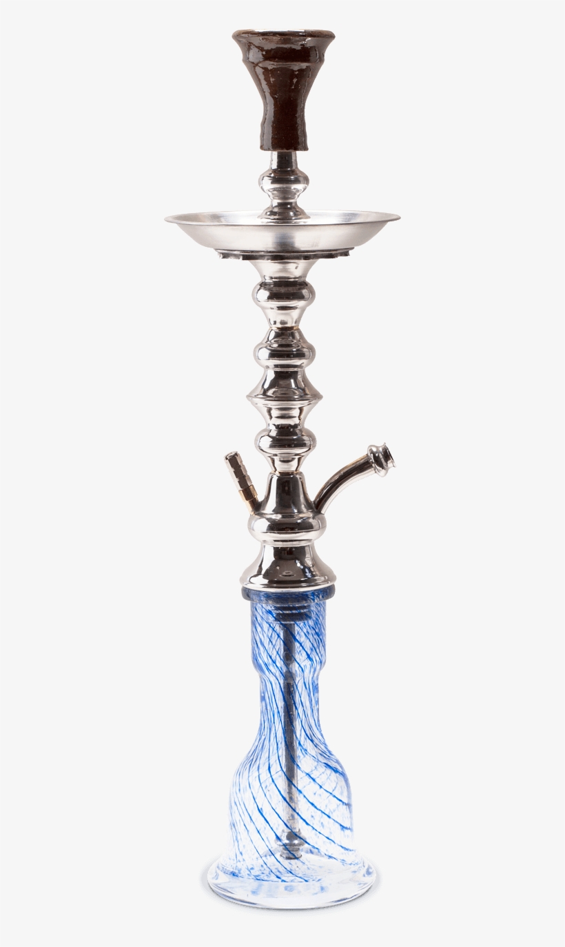 Cairo Hookah - Twisted Blue - Decanter, transparent png